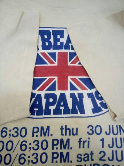 Vintage 60’s The Beatles In Japan Shirt