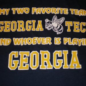 Vintage Georgia Tech University College T-Shirt