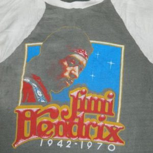 Vintage JIMI HENDRIX 1975 JERSEY 70s T-Shirt