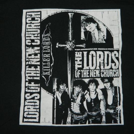 Vintage LORDS OF THE NEW CHURCH 80s T-Shirt STIV BATORS tour