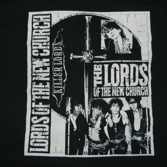 Vintage LORDS OF THE NEW CHURCH 80s T-Shirt STIV BATORS tour | Defunkd