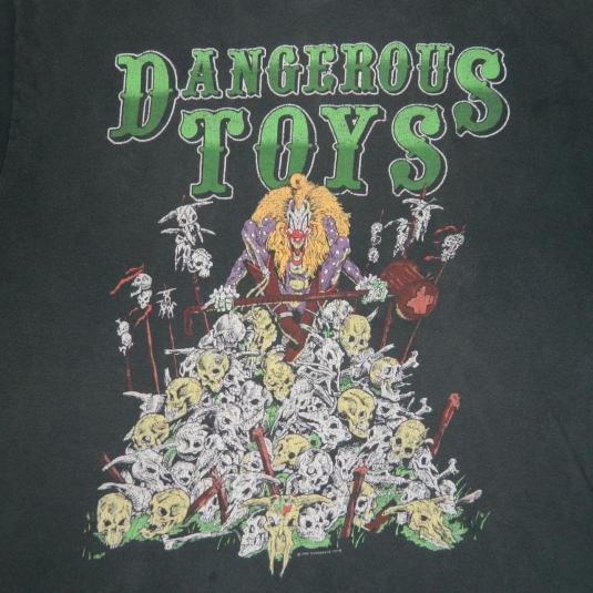 Vintage DANGEROUS TOYS 1989 TOUR TShirt 80s concert tee Defunkd
