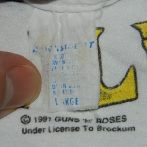 Vintage GUNS N ROSES 1991 UYI Tour T-Shirt XL