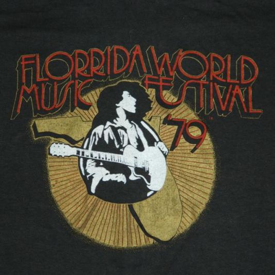 Vintage AEROSMITH TED NUGENT 1979 FESTIVAL TOUR T-Shirt rock