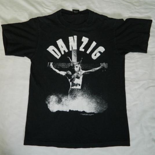 Vintage DANZIG UNCENSORED 1990 T-Shirt