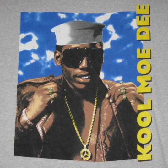 vintage KOOL MOE DEE 80S T-Shirt promo hip hop rap