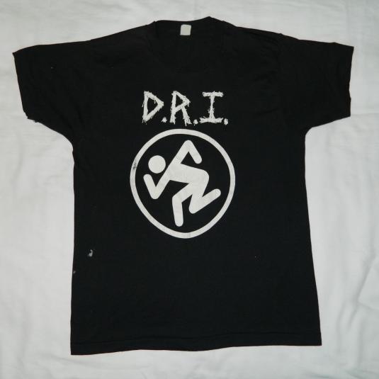 Vintage D.R.I. 80s T-Shirt original dirty rotten imbeciles