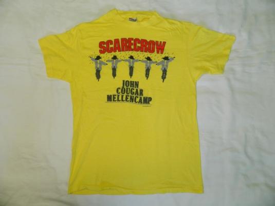 Vintage JOHN COUGAR MELLENCAMP 1985 SCARECROW T-Shirt