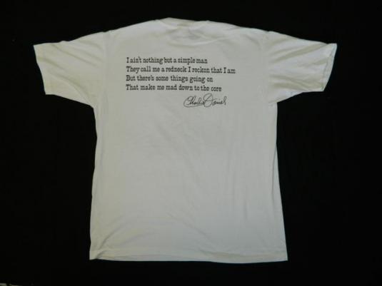 Vintage THE CHARLIE DANIELS BAND 1989 SIMPLE MAN T-Shirt
