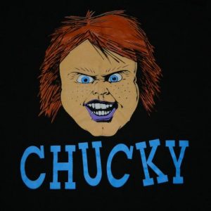 Vintage CHUCKY 80S T-SHIRT CHILD'S PLAY HORROR CULT MOVIE
