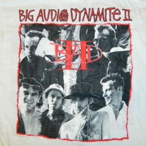 Vintage BIG AUDIO DYNAMITE n PIL Tour T-Shirt Deadstock nos