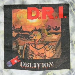 vintage DIRTY ROTTEN IMBECILES 1987 TOUR T-Shirt D.R.I.