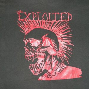 Vintage THE EXPLOITED 80S ORIGINAL T-Shirt Screen Stars XL