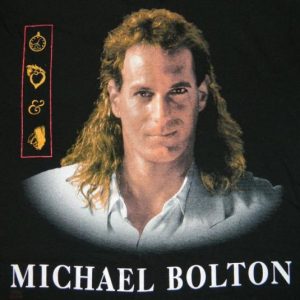 Vintage MICHAEL BOLTON THE HOLIDAY TOUR T-SHIRT 1993-1994 L