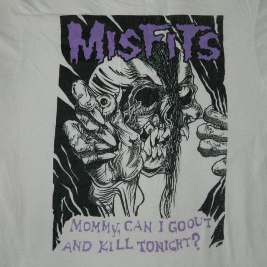 Vintage MISFITS 80S ORIGINAL T-Shirt Concert Mommy…