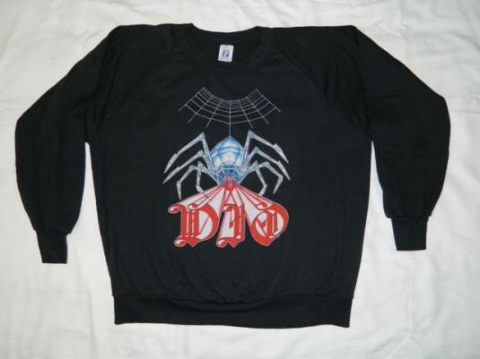 Vintage 80S DIO SWEATSHIRT TOUR CONCERT sweater t-shirt