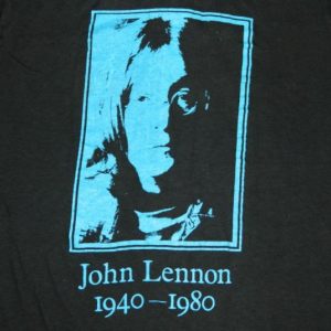 Vintage JOHN LENNON 1980 T-Shirt 80s the beatles