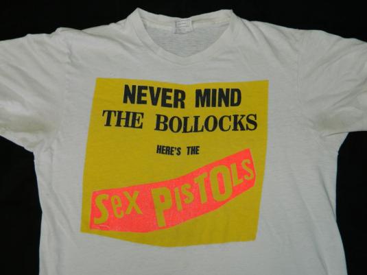 Vintage SEX PISTOLS 80S NEVER MIND THE BOLLOCKS T-Shirt