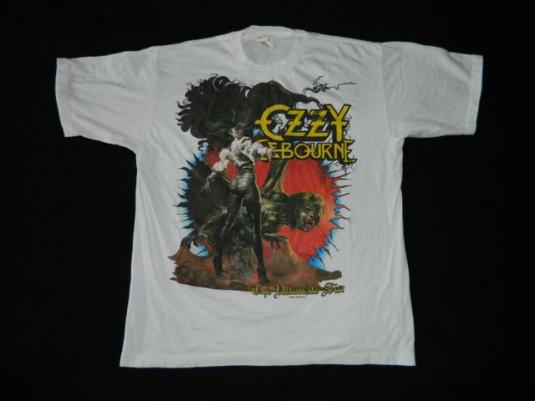Vintage OZZY OSBOURNE 1986 ULTIMATE SIN TOUR T-Shirt 80s