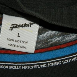 Vintage MOLLY HATCHET 1984 Tour T-shirt concert