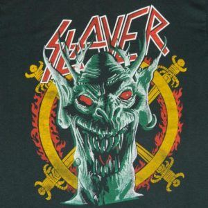 Vintage SLAYER South Of Heaven 80s T-shirt tour concert