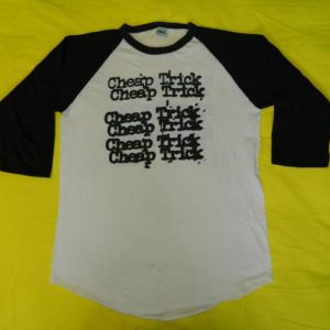 Vintage CHEAP TRICK 1980 HAPPY NEW YEAR CONCERT T-SHIRT tour