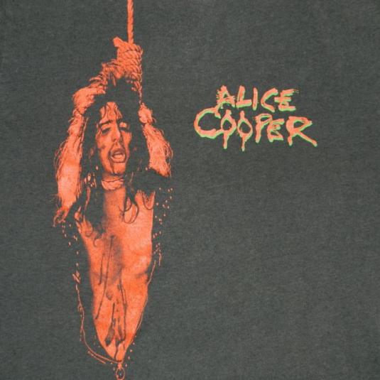 Vintage ALICE COOPER 1986 TOUR T-Shirt the nightmare returns