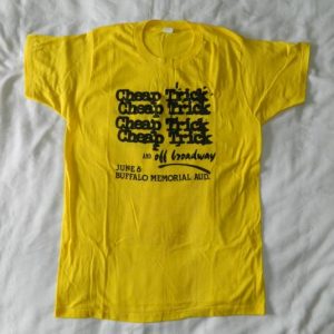 Vintage CHEAP TRICK 70sWORKING CREW CONCERT T-Shirt tour