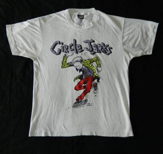 Vintage 80S CIRCLE JERKS T-Shirt Hardcore Punk tour Original | Defunkd