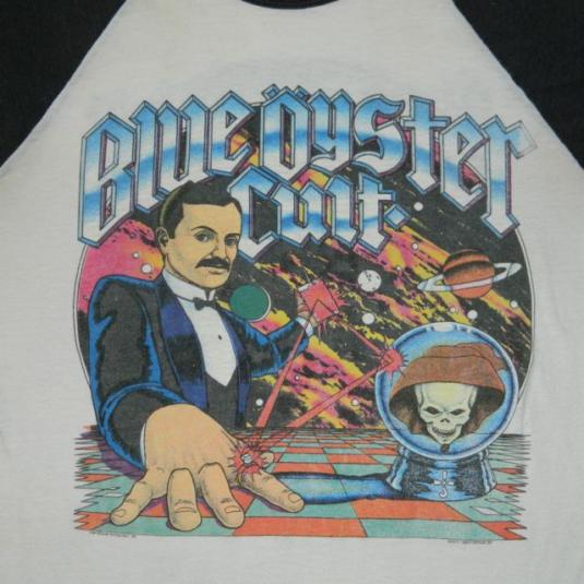 Vintage BLUE OYSTER CULT 1980 TOUR JERSEY T-shirt boc 80s | Defunkd