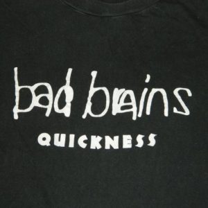 Vintage BAD BRAINS 1989 QUICKNESS PROMO T-Shirt