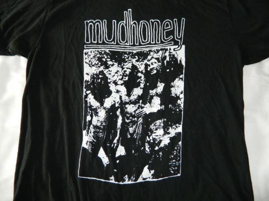 Vintage MUDHONEY 1989 CONCERT T-SHIRT TOUR GRUNGE 80S