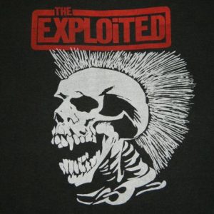 vintage THE EXPLOITED 80s LETS START A WAR T-Shirt