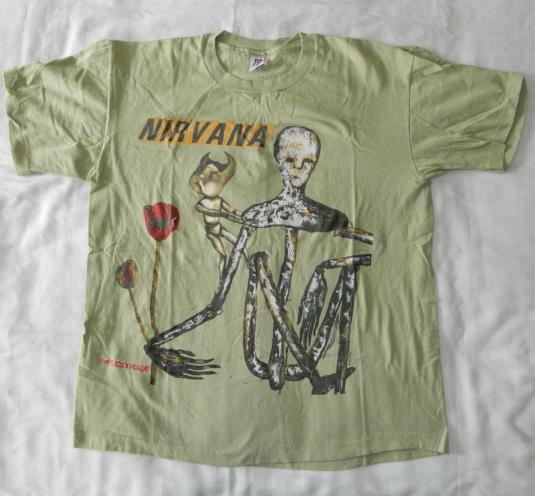 Vintage NIRVANA INCESTICIDE 1993 ORIGINAL T-Shirt tour
