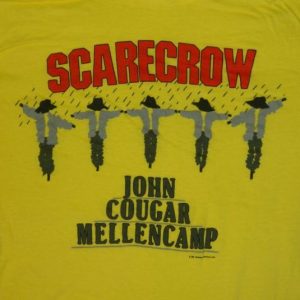Vintage JOHN COUGAR MELLENCAMP 1985 SCARECROW T-Shirt
