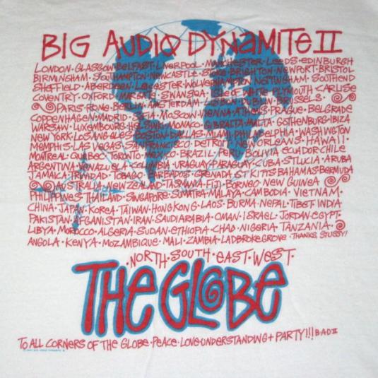1991 B•A•D  Ⅱ × Stussy The Globe old 90s 1991 B•A•D Ⅱ × Stussy The Globe old 90s