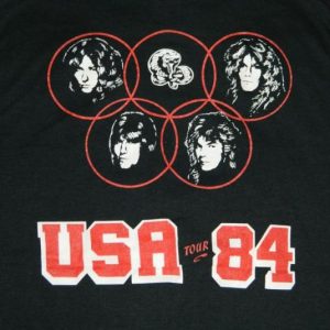 Vintage WHITESNAKE 1984 USA TOUR T-Shirt