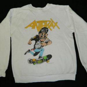 Vintage ANTHRAX 1987 MOSH IT UP! SWEATSHIRT t-shirt tour