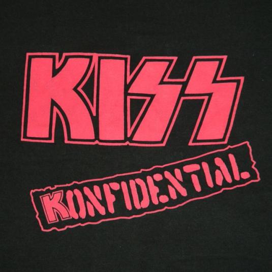 Vintage KISS KONFIDENTIAL 1993 VHS PROMO T-Shirt