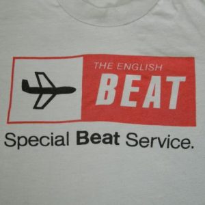 Vintage the ENGLISH BEAT 80s T-Shirt S ska new wave tour