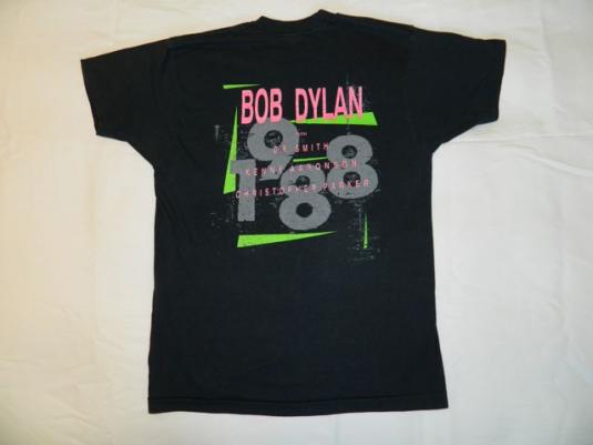 Vintage BOB DYLAN 1988 Tour T-shirt Large concert