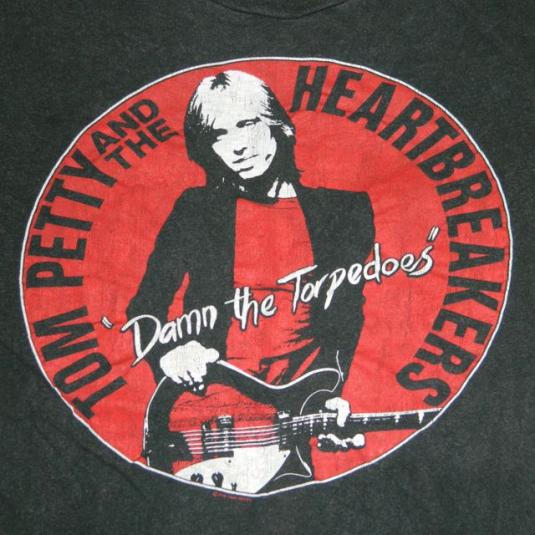Vintage 1979 TOM PETTY DAMN THE TORPEDOES PROMO TSHIRT 70s Defunkd