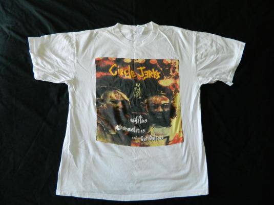 Vintage CIRCLE JERKS 1995 North American Tour T-shirt MINT!