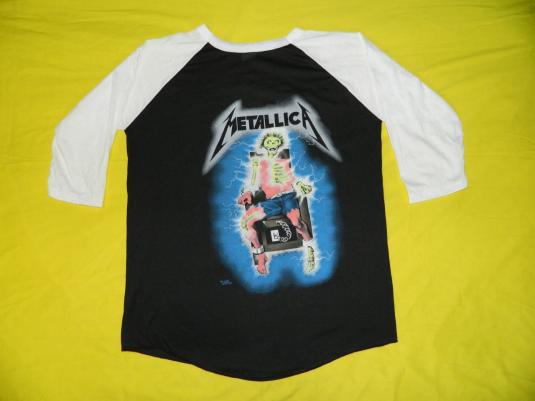 Vintage METALLICA 1985 METAL UP YOUR ASS JERSEY t-shirt XL