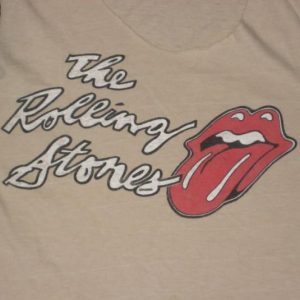 vintage ROLLING STONES ROADIE's 1978 TOUR T-Shirt 70s