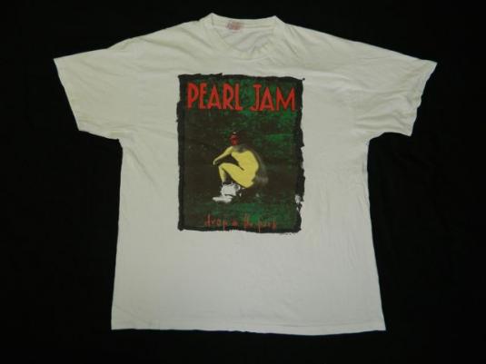 Vintage PEARL JAM DROP IN THE PARK CONCERT T-Shirt grunge xl
