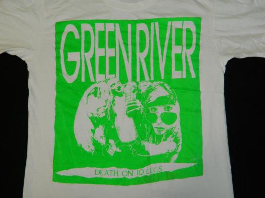 Vintage GREEN RIVER DEATH ON 10 LEGS 80S T-SHIRT MINT L