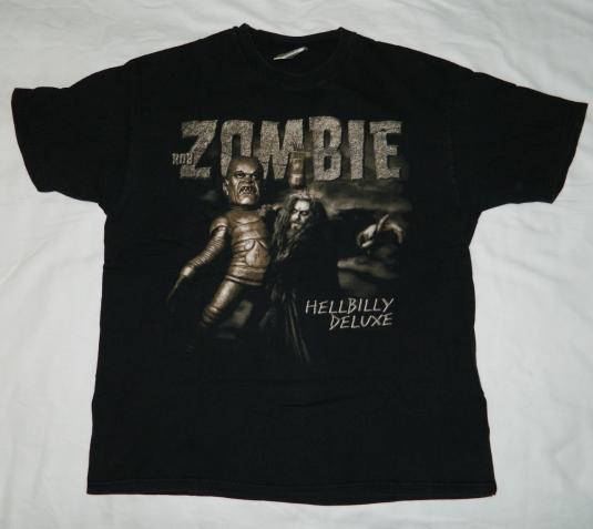 Vintage ROB ZOMBIE HELLBILLY DELUXE TOUR T-Shirt 1998 90s