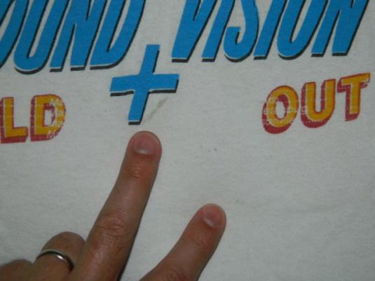 Vintage DAVID BOWIE SOUND + VISION 1990 TOUR T-Shirt