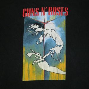 Vintage GUNS N ROSES RARE 1993 TOUR T-Shirt concert 90s